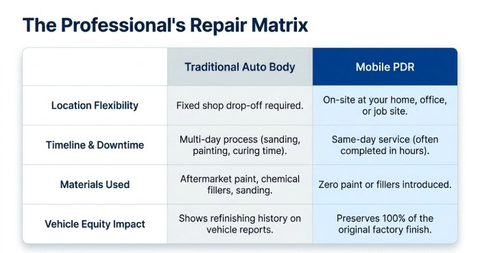 hail dent repair